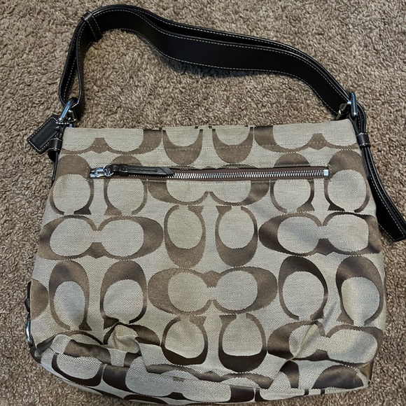 Coach brown shoulder bag - Picture 1 of 4